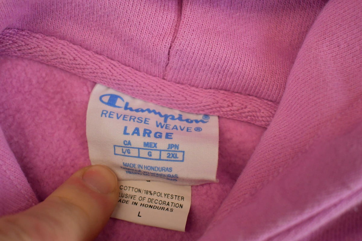 Vintage Y2K Champion Reverse Weave Hoodie Sweatshirt Women's L from propervintagecanada