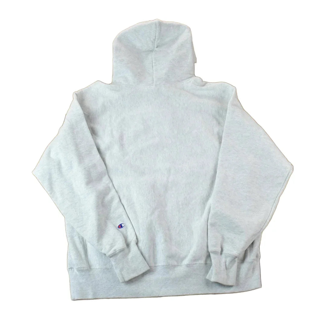 Vintage Y2K Champion Reverse Weave Interlochen Hoodie Sweatshirt Men's Large from propervintagecanada