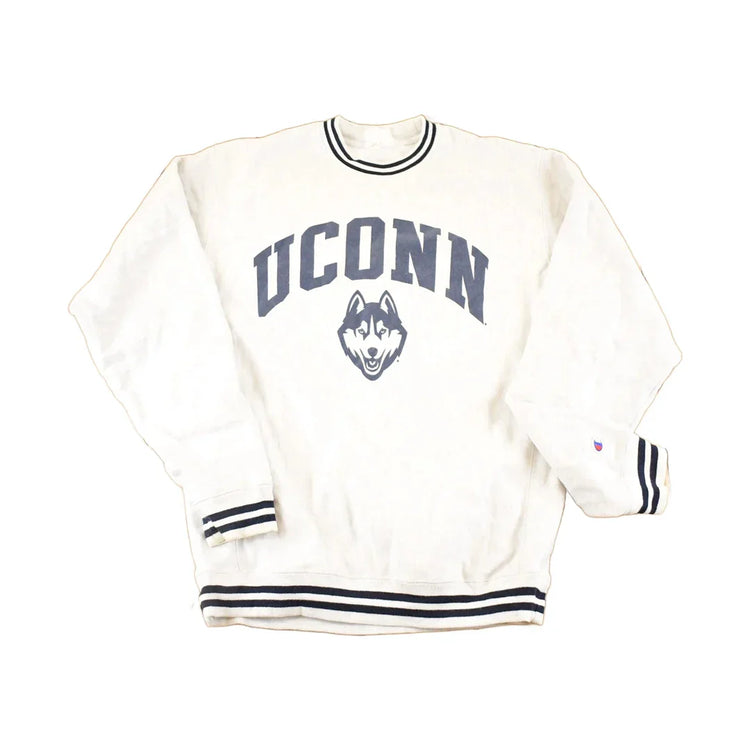 Vintage Y2K Champion Reverse Weave UConn Crewneck Sweatshirt (M) from propervintagecanada