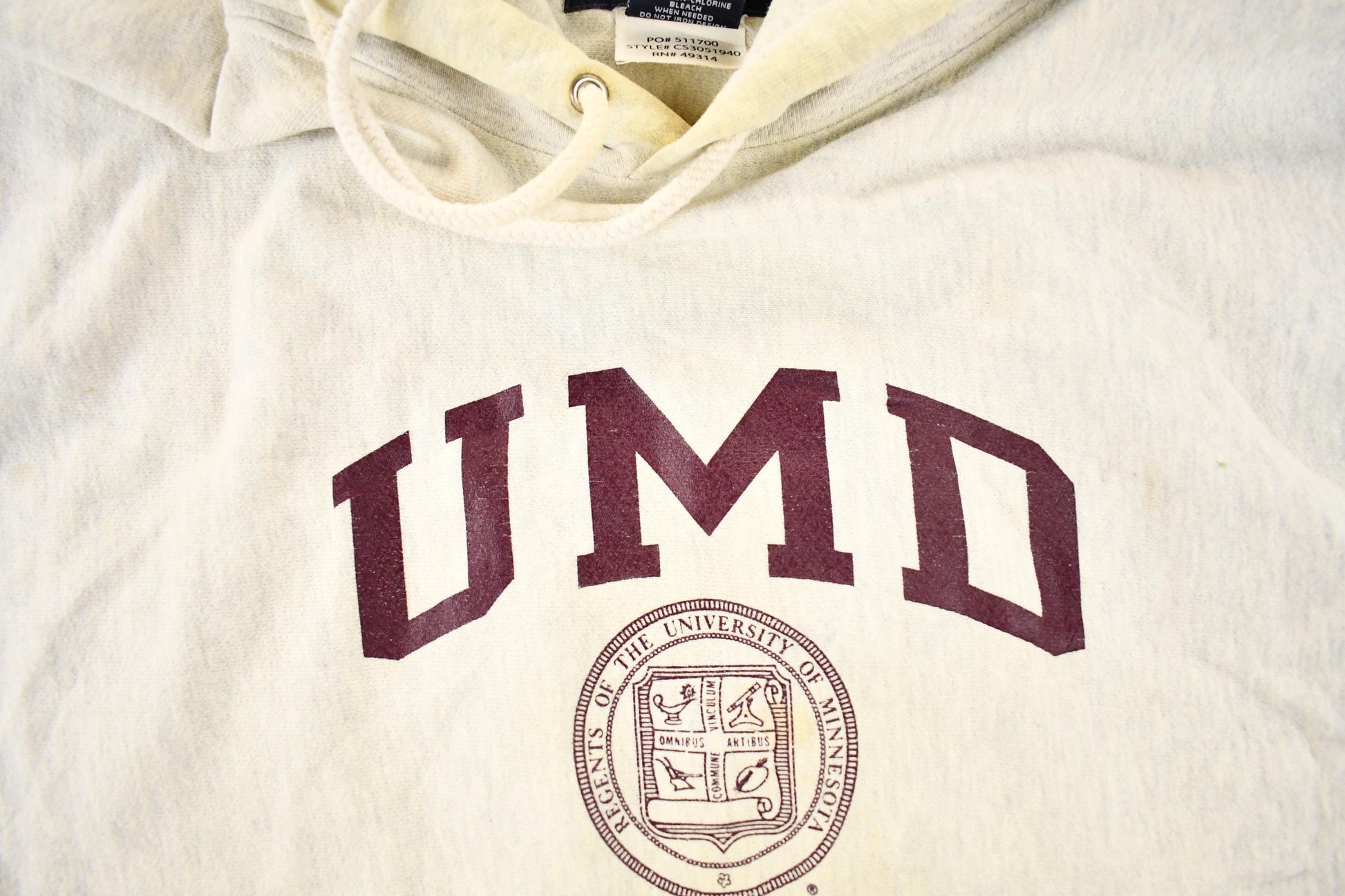 Vintage Y2K Champion Reverse Weave University Of Minnesota Hoodie Sweatshirt Men's XXL from propervintagecanada