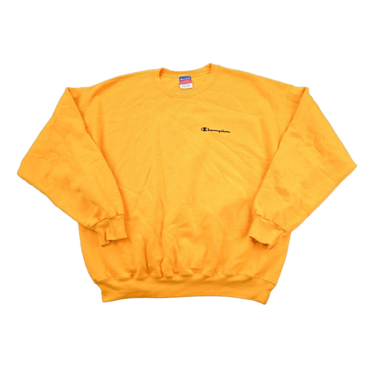 Vintage Y2K Champion Small Logo Embroidered Crewneck Sweatshirt Men's XL from propervintagecanada