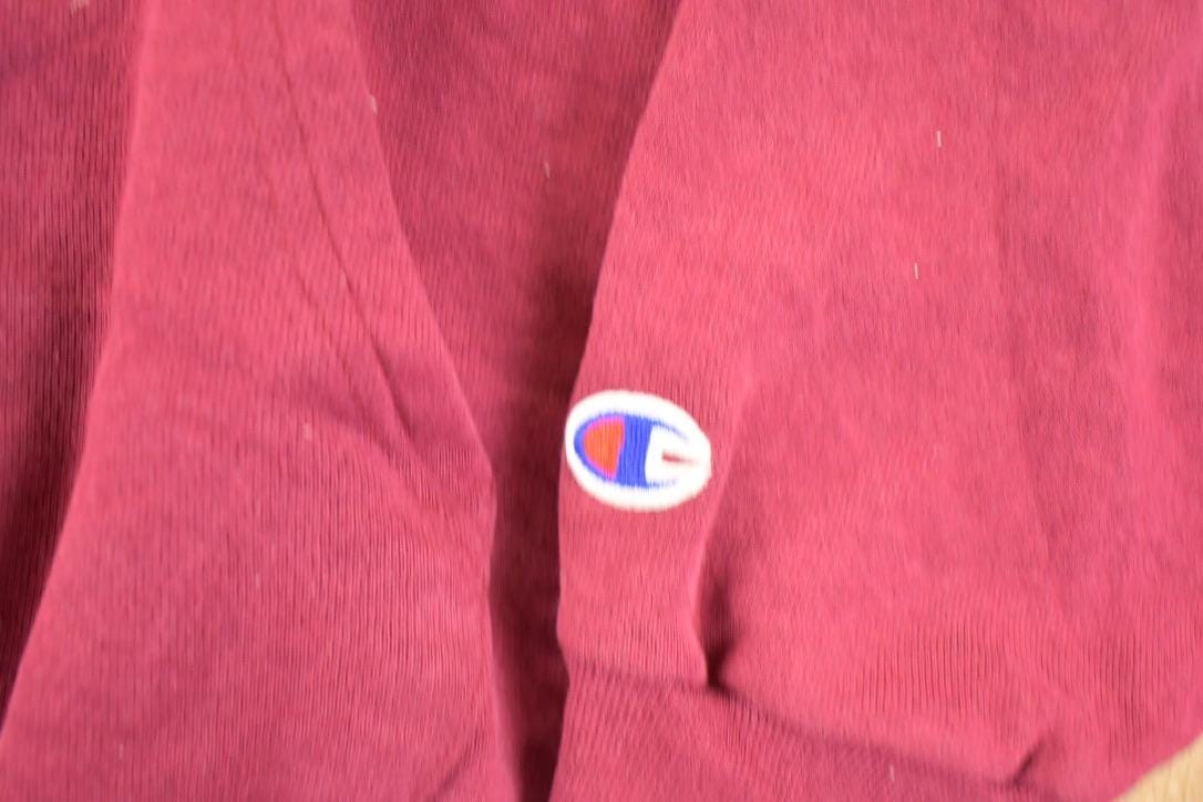 Vintage Y2K Champion Text Logo Hoodie Sweatshirt Men's L from propervintagecanada