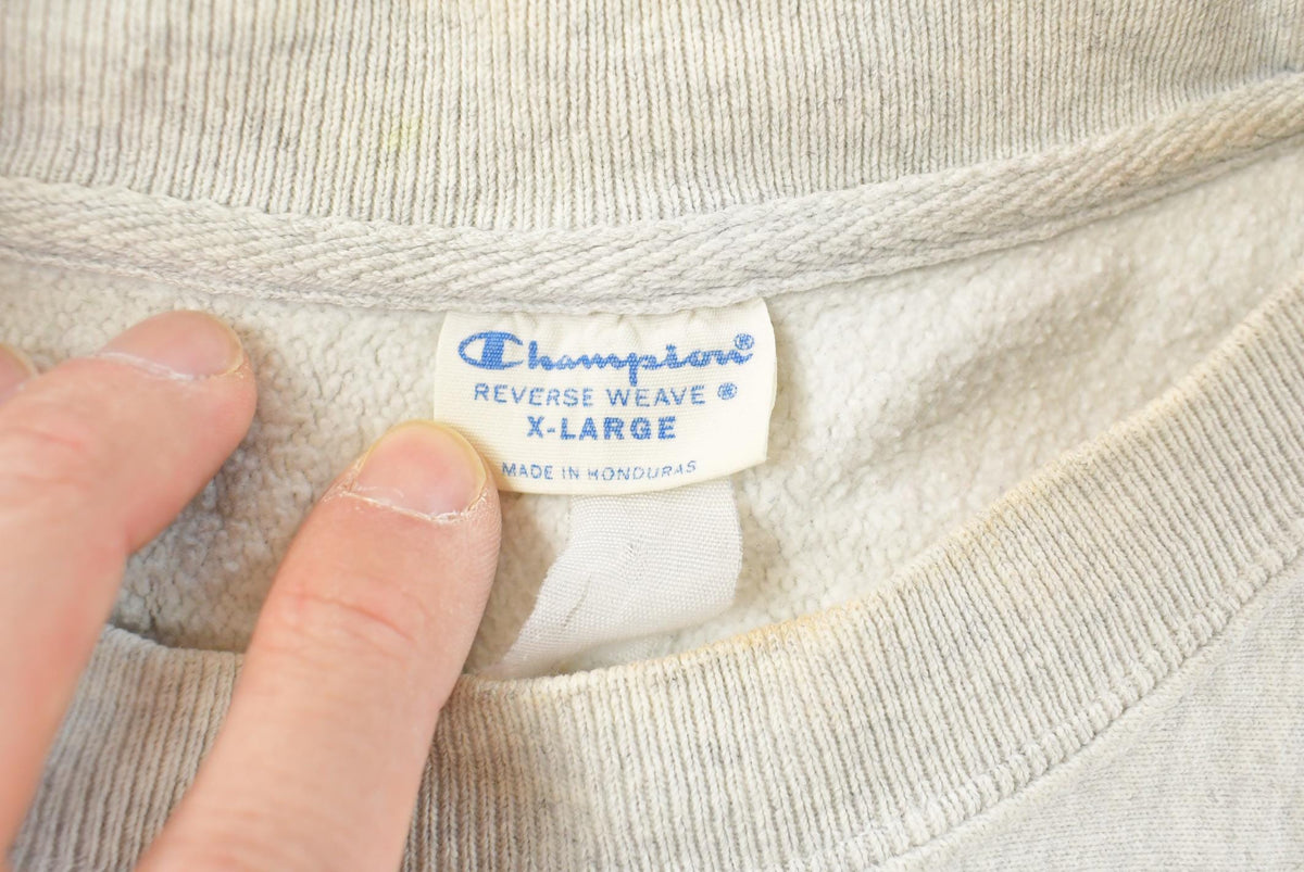 Vintage Y2K Champion WCU Reverse Weave Crewneck Sweatshirt Men's XL from propervintagecanada