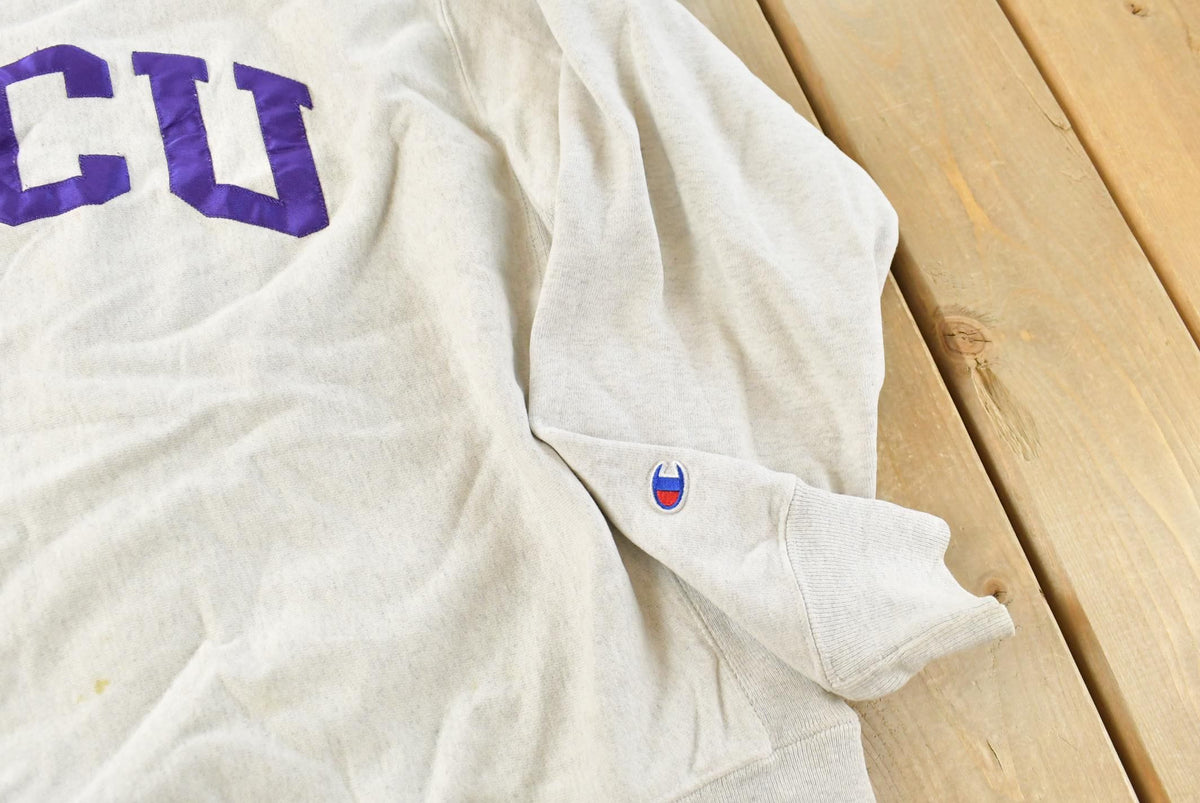 Vintage Y2K Champion WCU Reverse Weave Crewneck Sweatshirt Men's XL from propervintagecanada