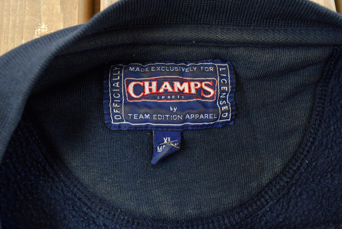 Vintage Y2K Champs Navy United States Crewneck Sweatshirt Men's 2XL from propervintagecanada