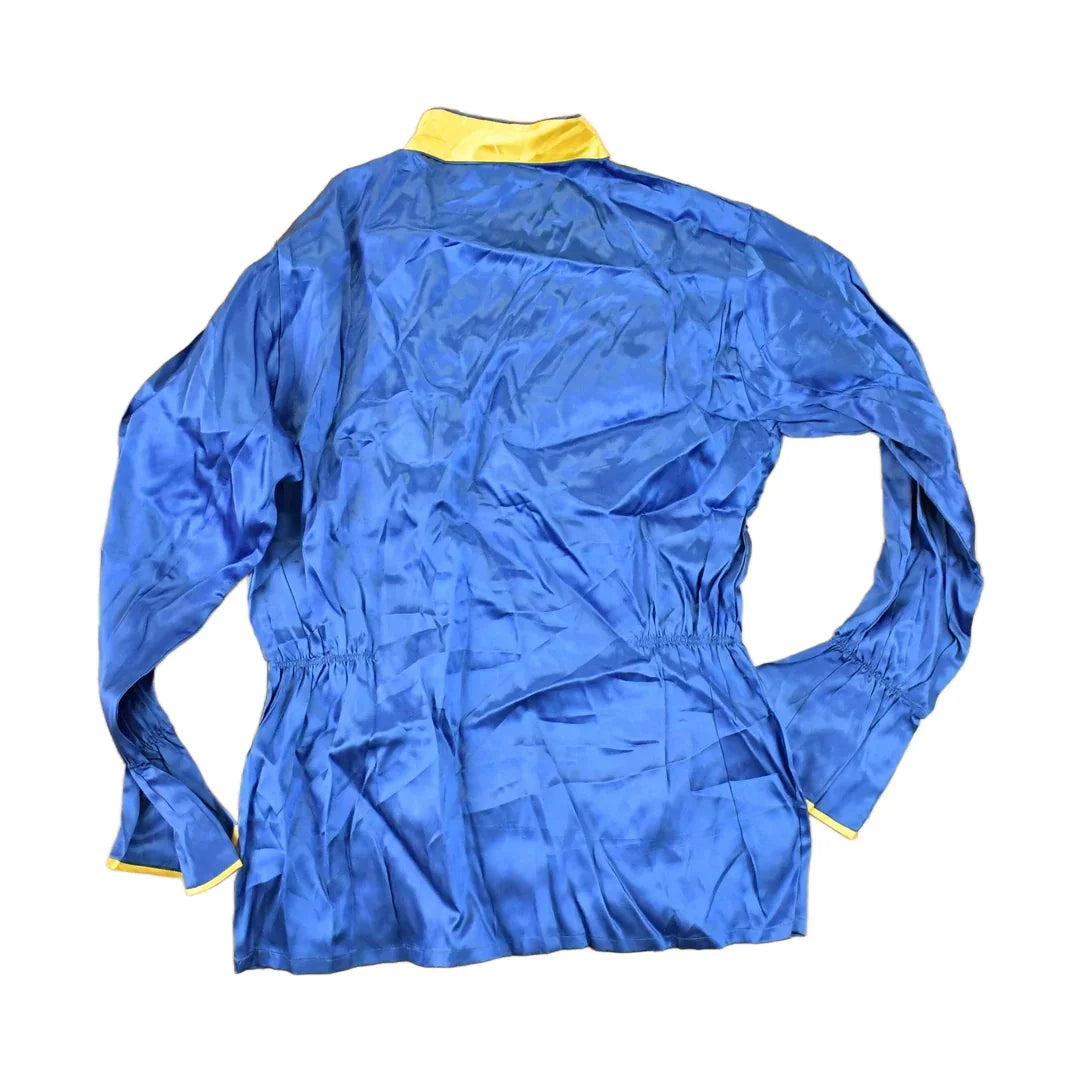 Vintage Y2K Chinese Dragon Button Up Shirt Women's S from propervintagecanada