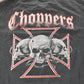 Vintage Y2K Choppers Thrashed Biker Long Sleeve Graphic T-Shirt Men's XL from propervintagecanada