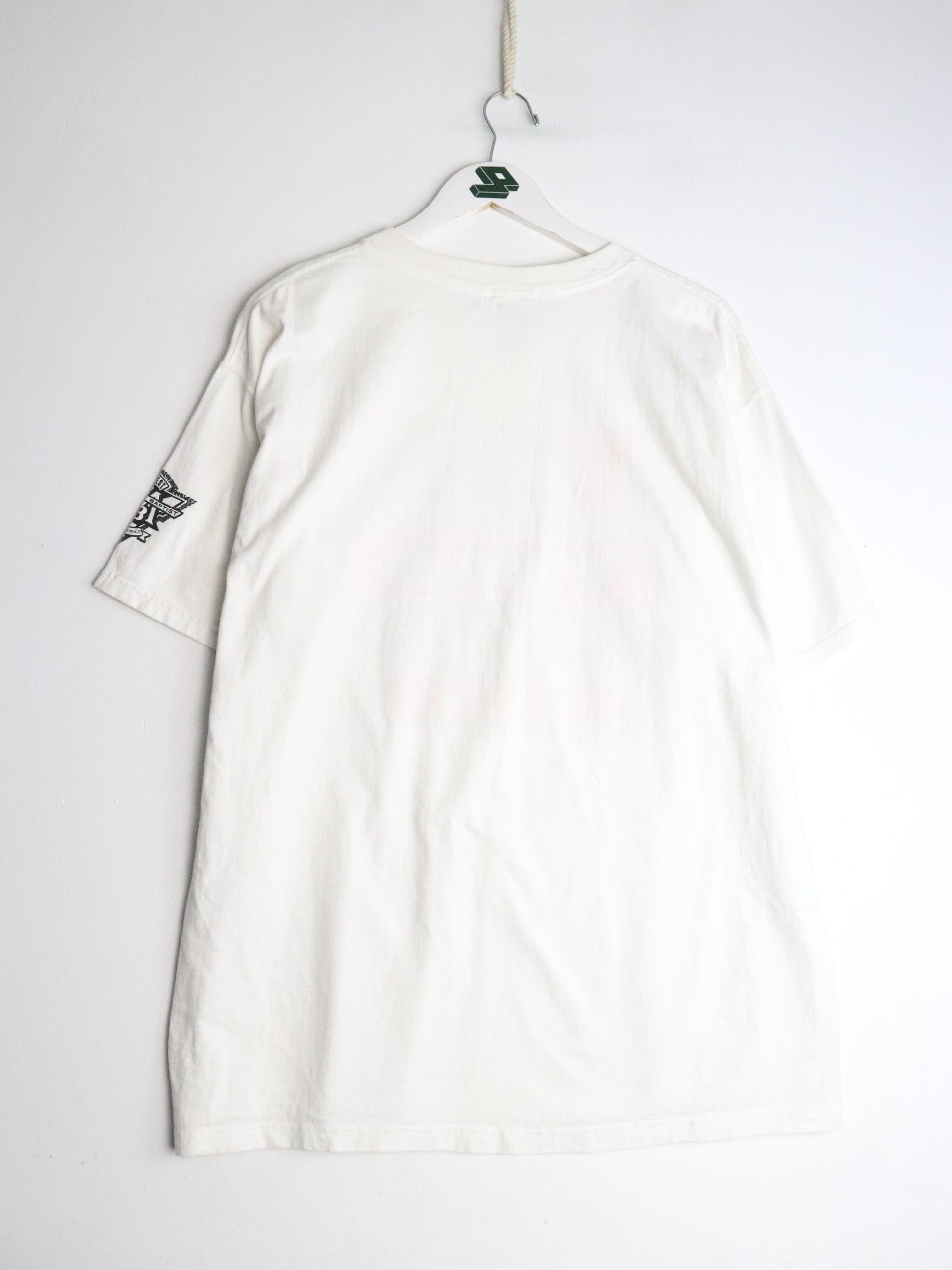 Vintage Y2K Christian T Shirt Mens XL White from propervintagecanada