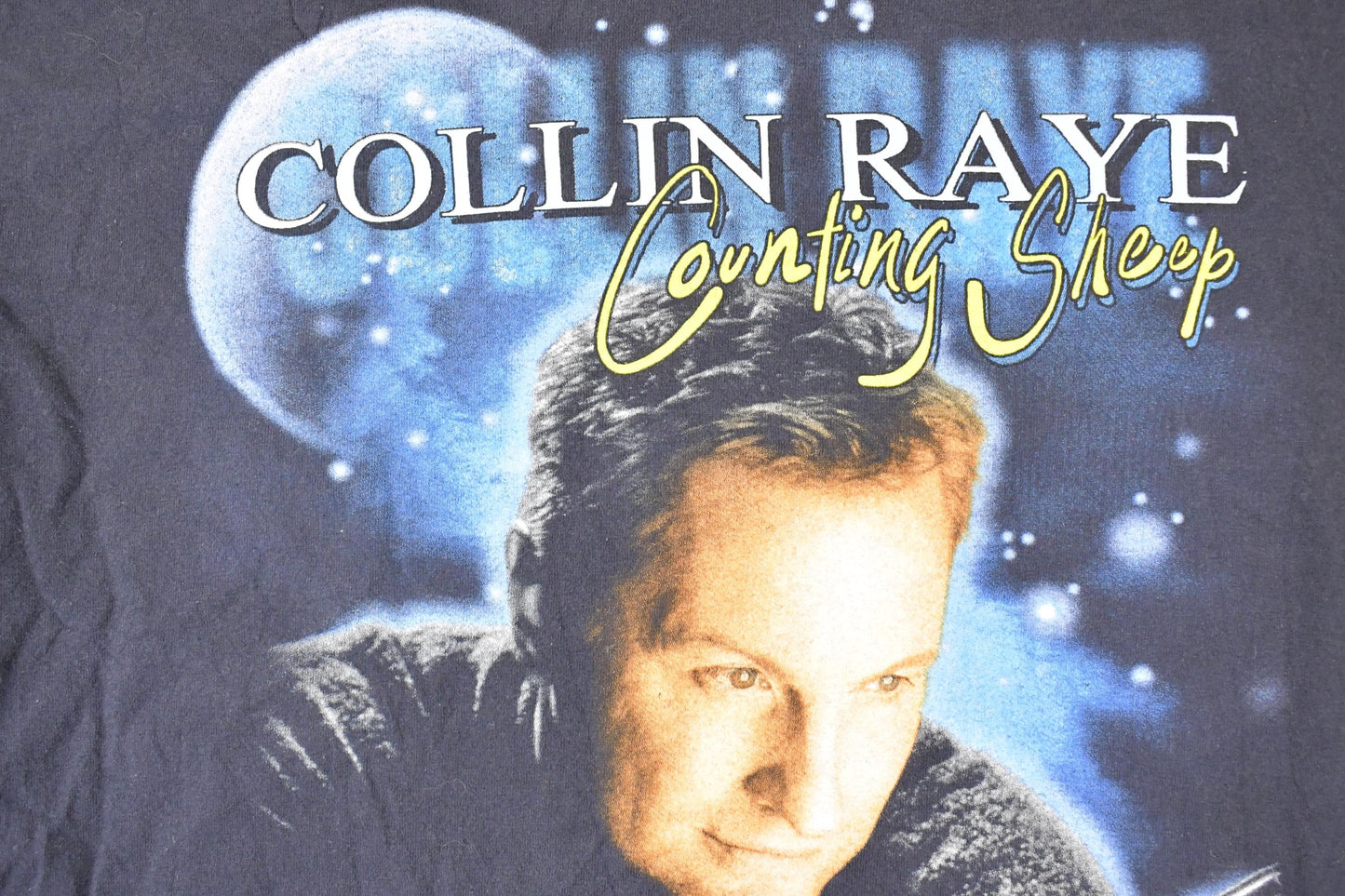 Vintage Y2K Collin Raye Counting Sheep Souvenir Band T-Shirt Men's M from propervintagecanada