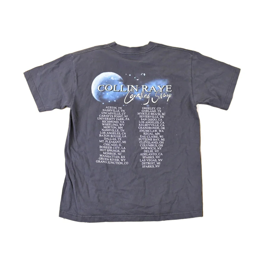 Vintage Y2K Collin Raye Counting Sheep Souvenir Band T-Shirt Men's M from propervintagecanada