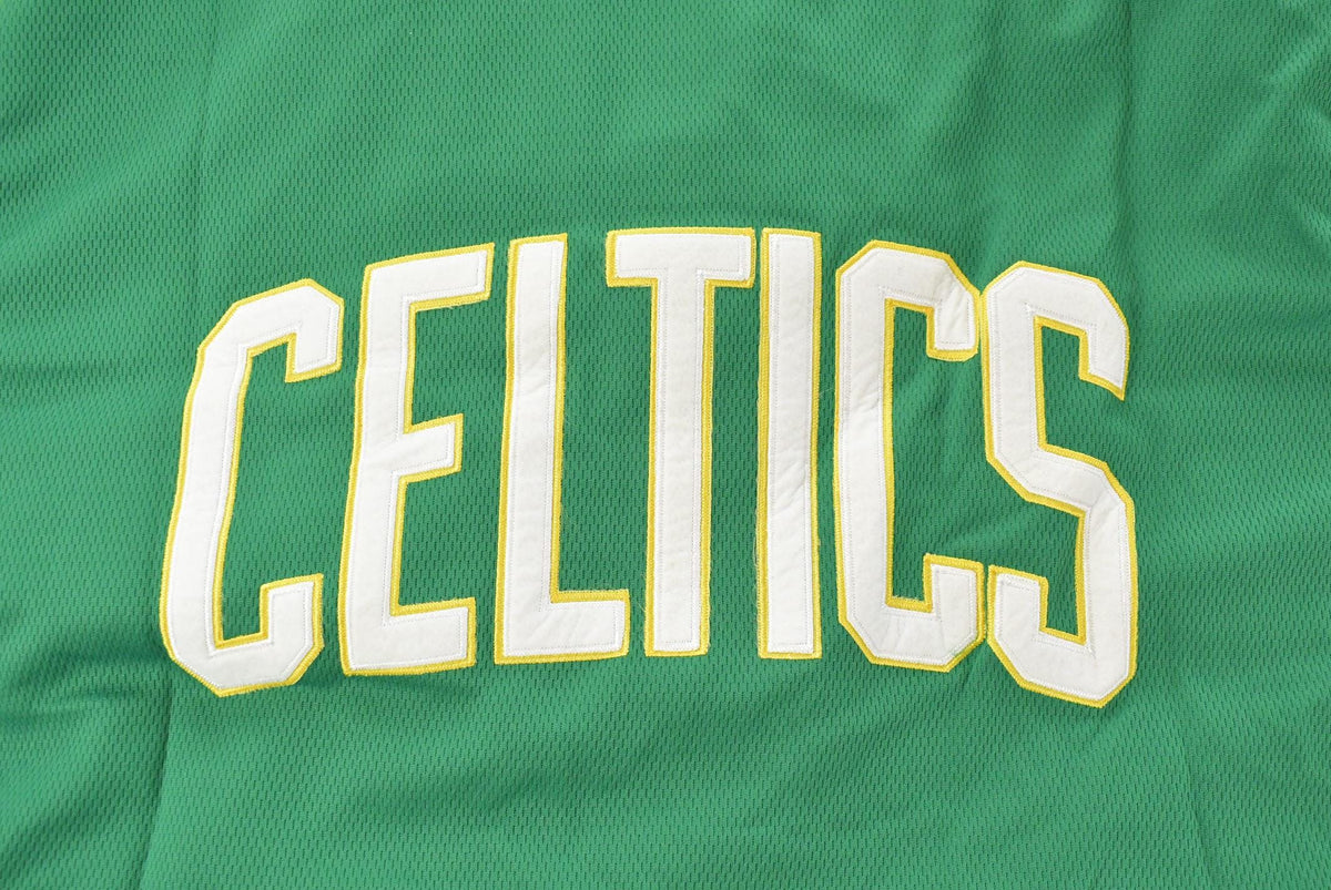 Vintage Y2K DEADSTOCK Boston Celtics NBA Hardwood Classics Basketball Snap On Button Warm Up Jacket Mens 2XL from propervintagecanada