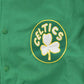 Vintage Y2K DEADSTOCK Boston Celtics NBA Hardwood Classics Basketball Snap On Button Warm Up Jacket Mens 2XL from propervintagecanada