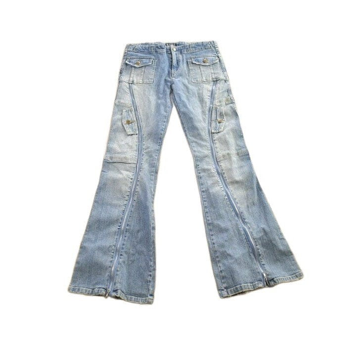 Vintage Y2K Deadstock Flared Muryama Jeans Women's 31 x 32 from propervintagecanada