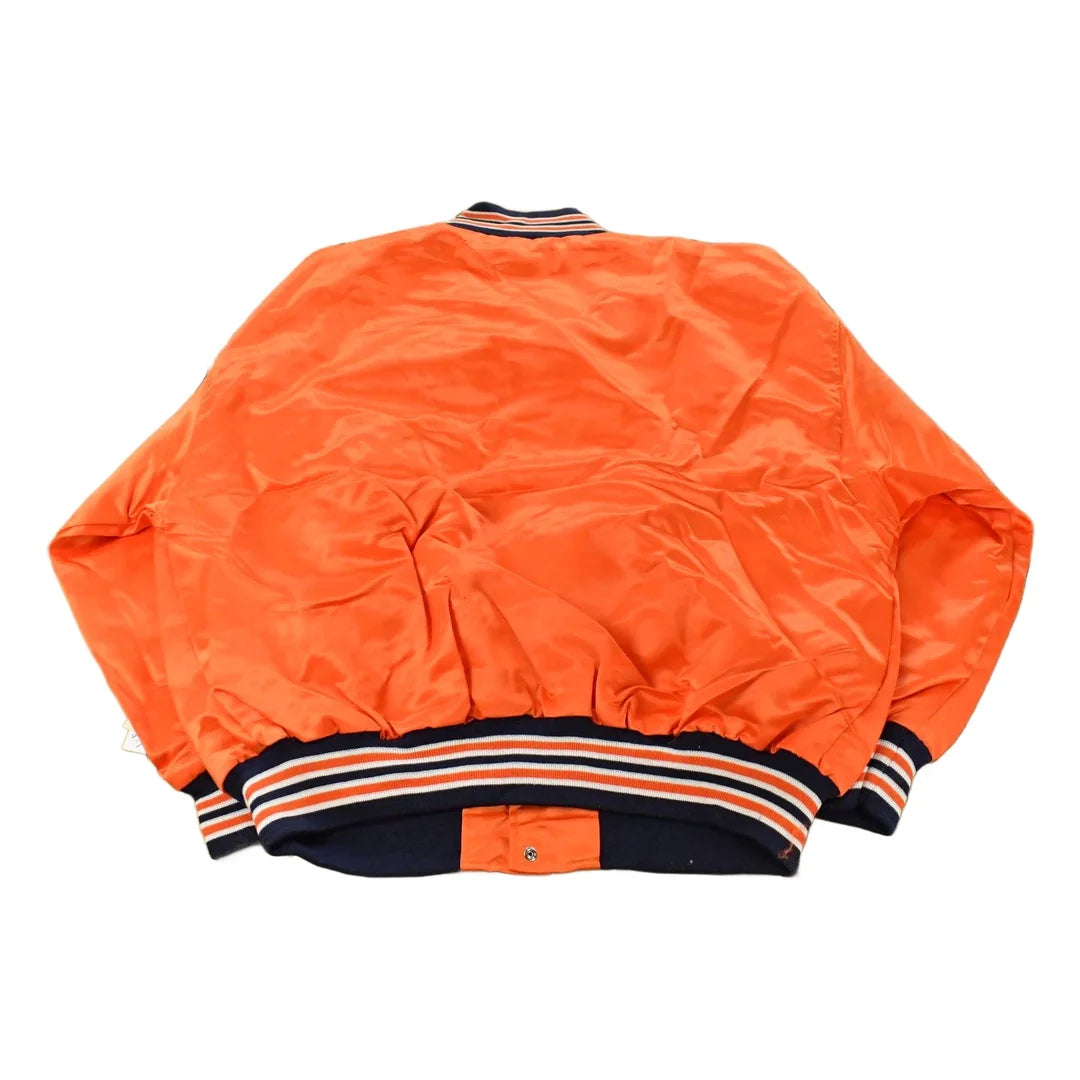 Vintage Y2K Deadstock Houston Astros Cooperstown MLB Baseball Snap On Button Satin Jacket Mens 56 Men's 2XL from propervintagecanada
