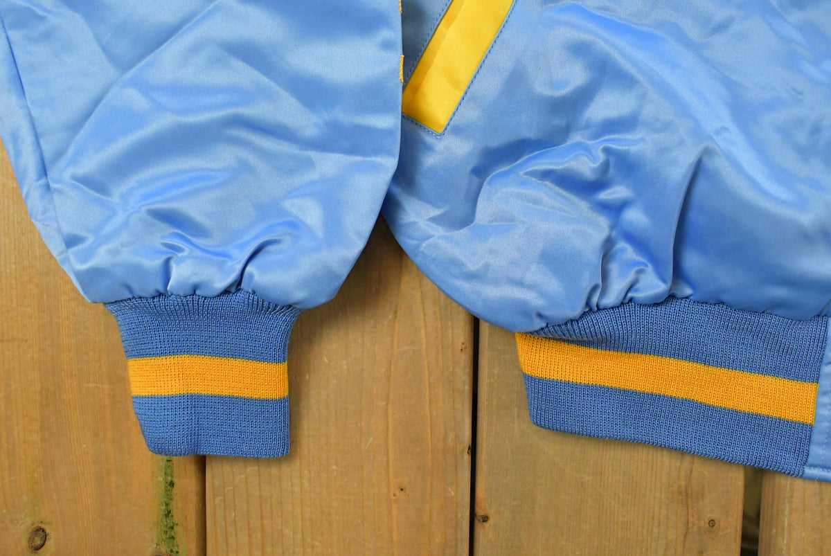 Vintage Y2K DEADSTOCK Minneapolis Lakers NBA Hardwood Classics Basketball Snap On Button Satin Jacket Mens 52 from propervintagecanada