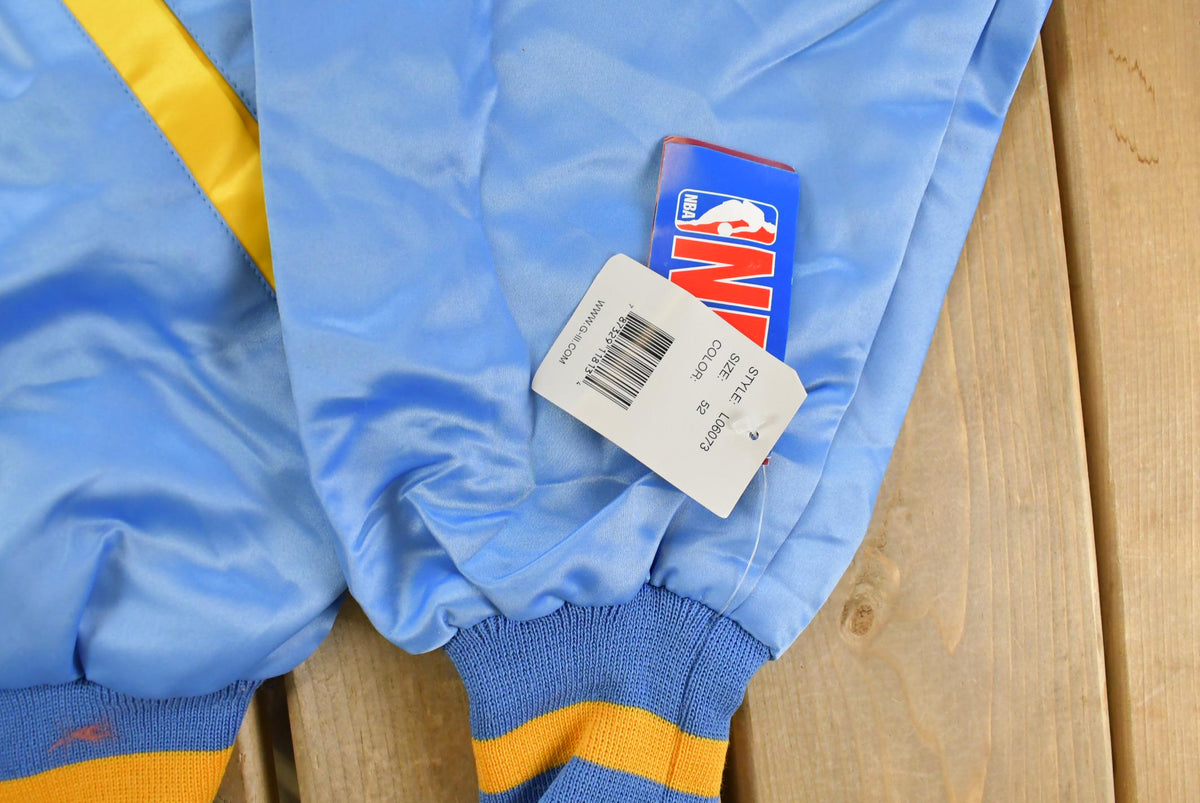 Vintage Y2K DEADSTOCK Minneapolis Lakers NBA Hardwood Classics Basketball Snap On Button Satin Jacket Mens 52 from propervintagecanada