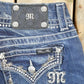 Vintage Y2K Deadstock Miss Me Bedazzled Low Rise Jeans Size 26x31 / Boot Cut Jeans / Y2K Style / Embroidered Jeans / 2000s / Contrast from propervintagecanada