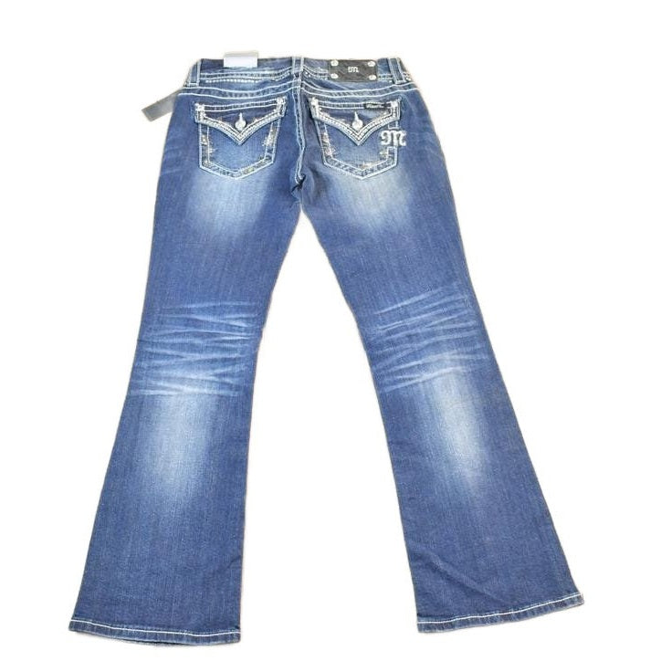 Vintage Y2K Deadstock Miss Me Bedazzled Low Rise Jeans Size 26x31 / Boot Cut Jeans / Y2K Style / Embroidered Jeans / 2000s / Contrast from propervintagecanada