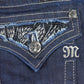 Vintage Y2K Deadstock Miss Me Bedazzled Low Rise Jeans Size 26x31 / Easy Boot Cut Jeans / Y2K Style / Embroidered Jeans / 2000s / from propervintagecanada