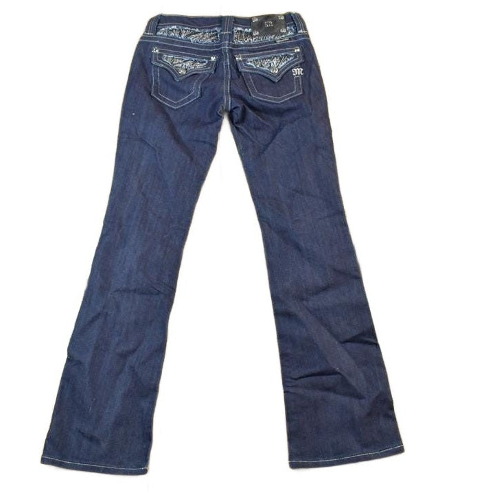 Vintage Y2K Deadstock Miss Me Bedazzled Low Rise Jeans Size 26x31 / Easy Boot Cut Jeans / Y2K Style / Embroidered Jeans / 2000s / from propervintagecanada