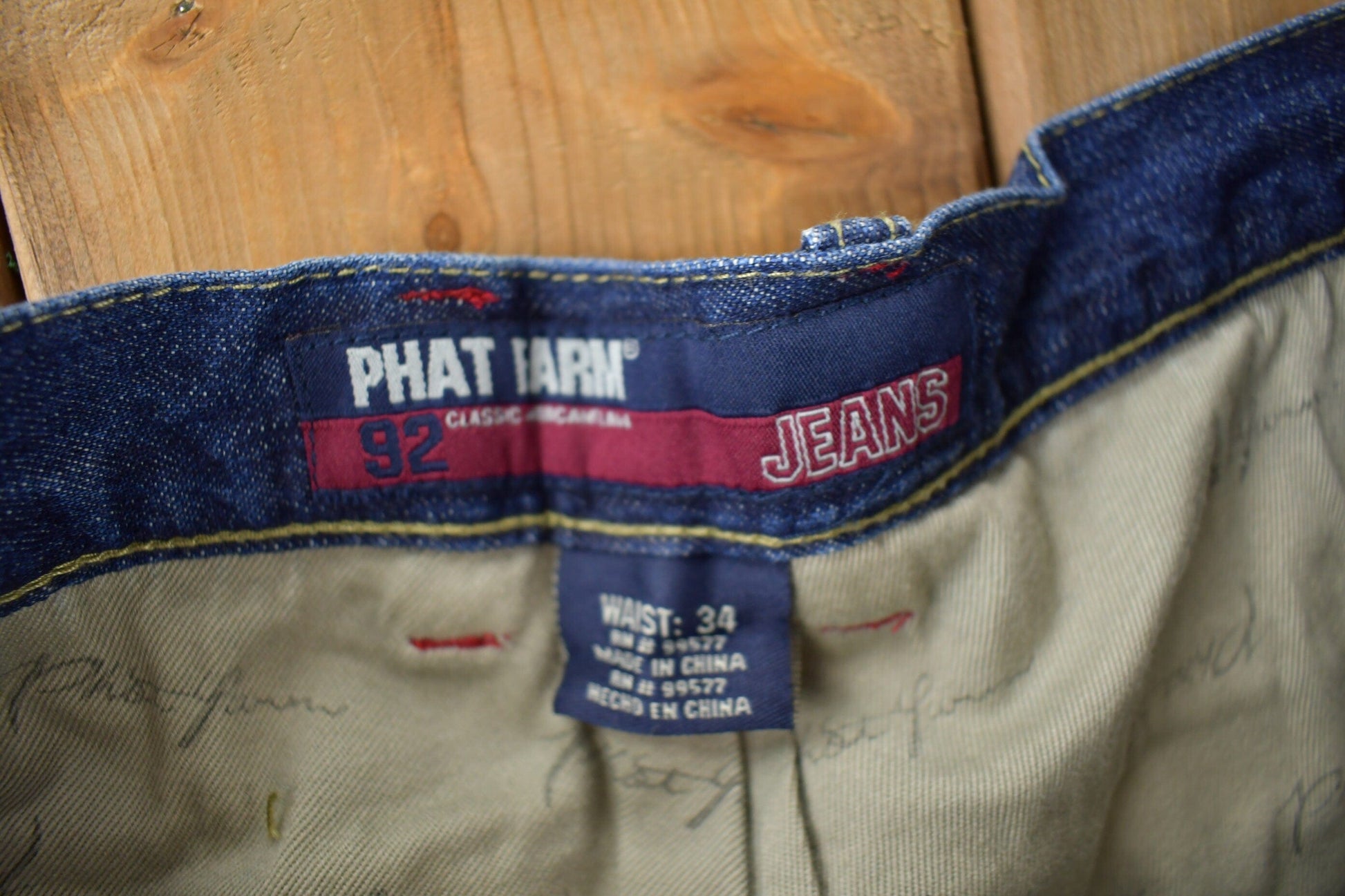 Vintage Y2K Deadstock Phat Farm Hip Hop Jeans Men's 34 from propervintagecanada