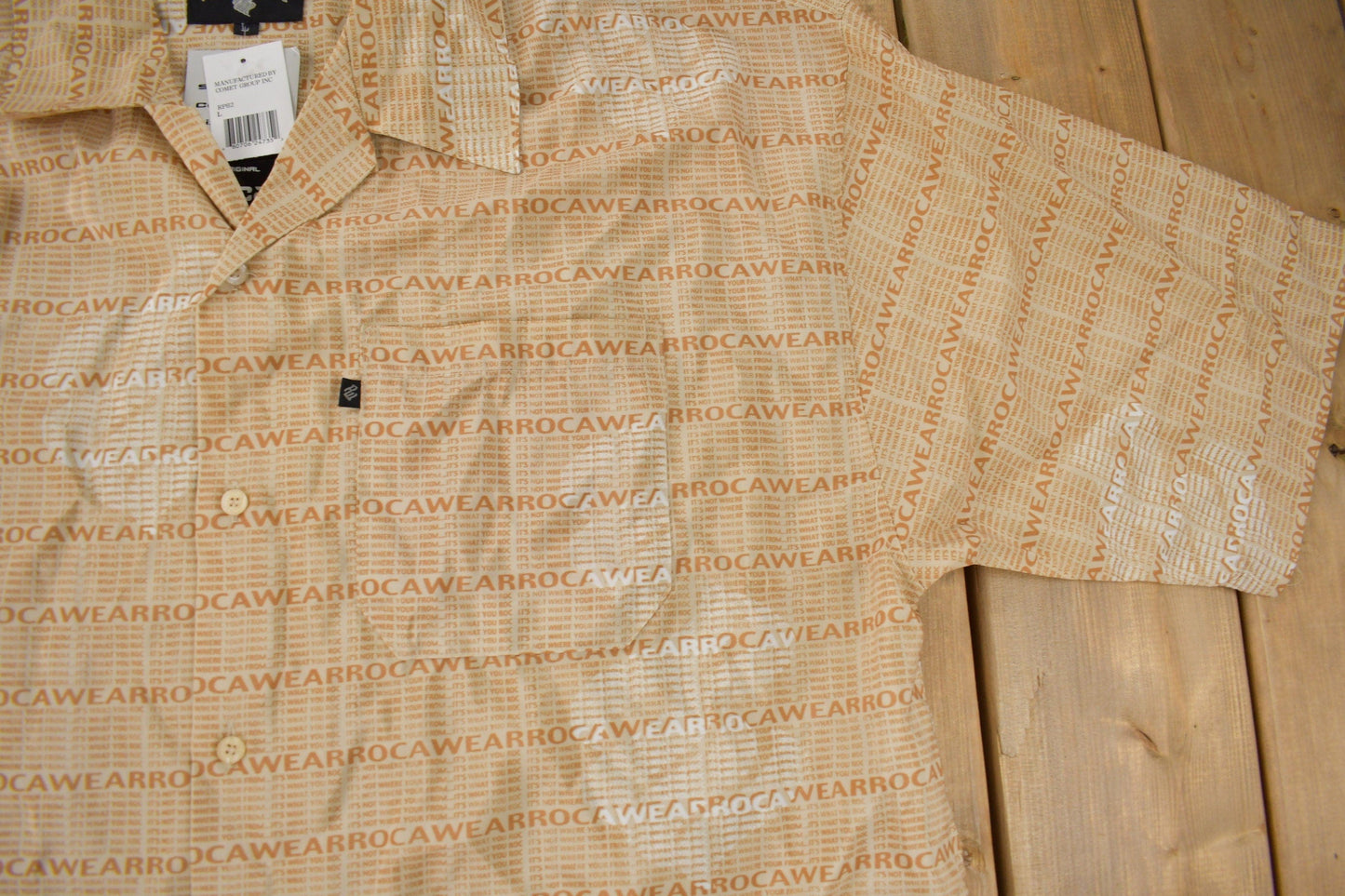 Vintage Y2K Deadstock Rocawear Button Up Shirt from propervintagecanada