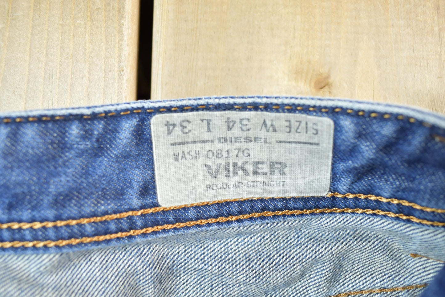 Vintage Y2K Diesel Viker Denim Jeans Men's 34 x 34 Made In USA from propervintagecanada