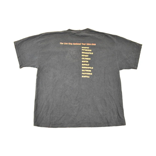 Vintage Y2K Disney The Lion King Broadway Tour Souvenir Travel T-Shirt Men's XL from propervintagecanada