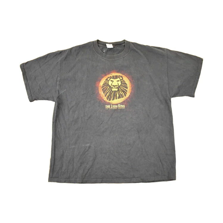 Vintage Y2K Disney The Lion King Broadway Tour Souvenir Travel T-Shirt Men's XL from propervintagecanada