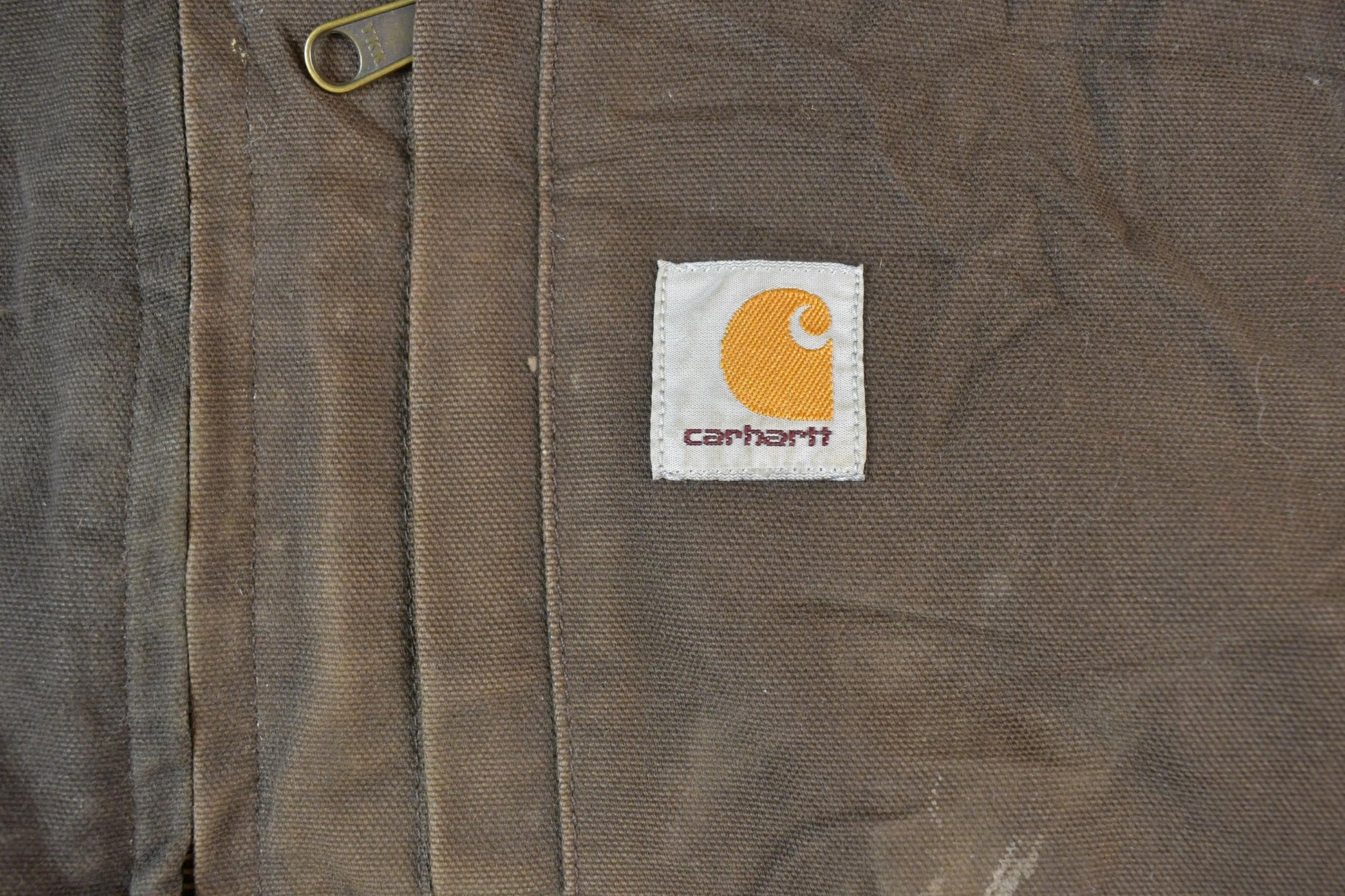 Vintage Y2K Distressed Carhartt Jacket Vest Men's XL from propervintagecanada
