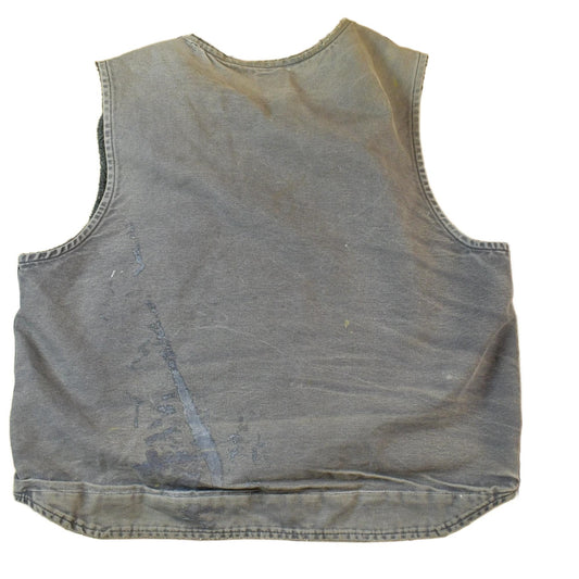 Vintage Y2k Distressed Carhartt Jacket Vest Men's XL from propervintagecanada