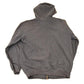Vintage Y2K Distressed Carhartt Jim Poet Full Zip Hoodie Sweatshirt Men's L from propervintagecanada