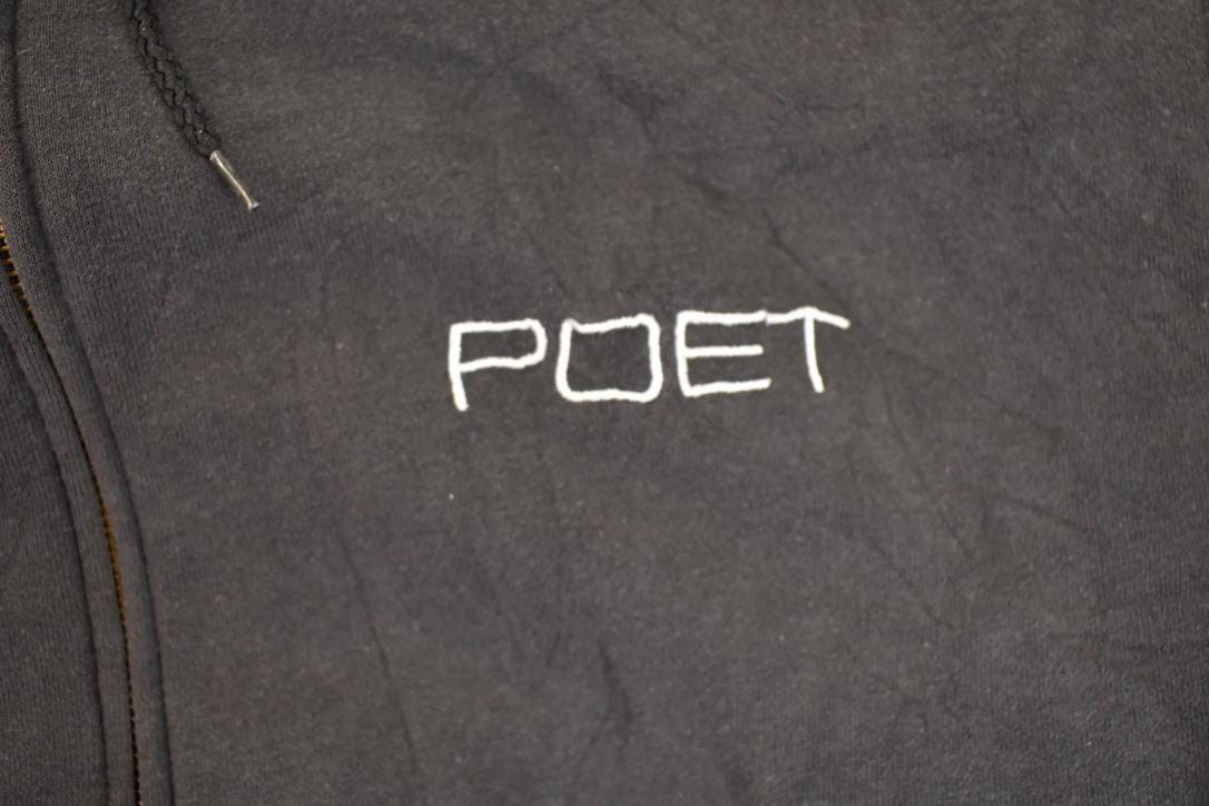 Vintage Y2K Distressed Carhartt Jim Poet Full Zip Hoodie Sweatshirt Men's L from propervintagecanada