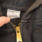 Vintage Y2K Distressed Carhartt Jim Poet Full Zip Hoodie Sweatshirt Men's L from propervintagecanada