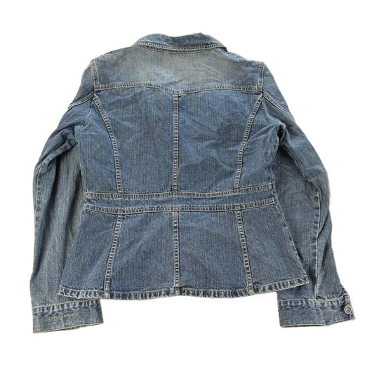 Vintage Y2K DKNY Denim Trucker Jean Jacket Women's Small from propervintagecanada