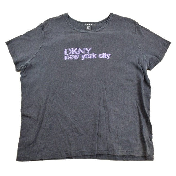 Vintage Y2K DKNY Graphic T Shirt Women's 2XL from propervintagecanada