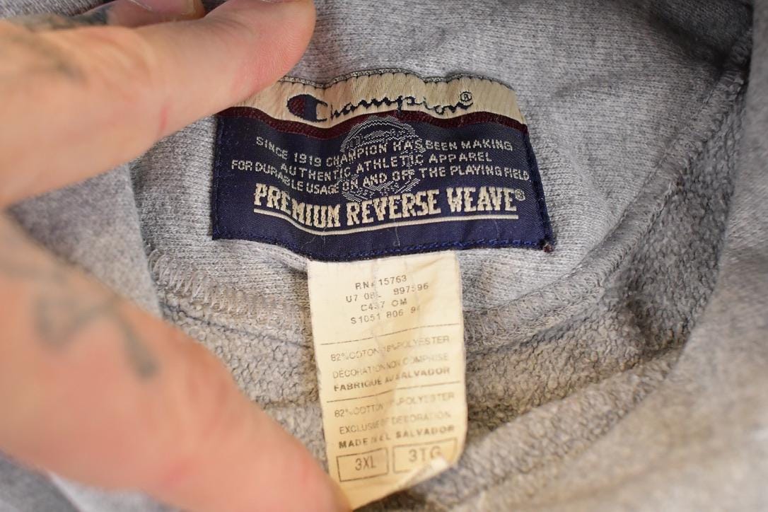 Vintage Y2K Drilliers Champion Reverse Weave Crewneck Sweatshirt Mens XXL from propervintagecanada