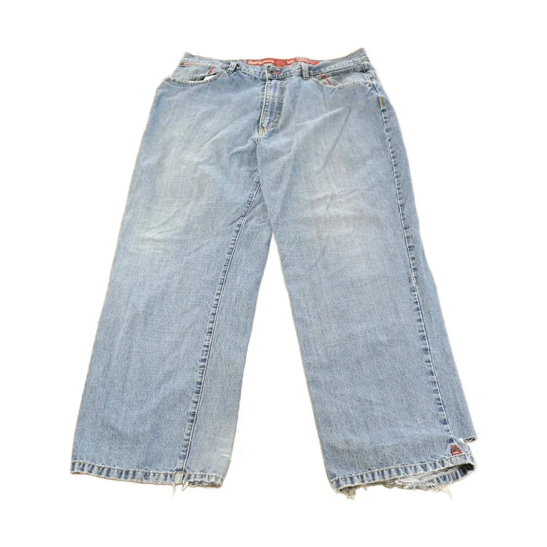 Vintage Y2K Ecko Unltd Denim Jeans, Baggy Hip Hop Streetwear (38 x 31) from propervintagecanada