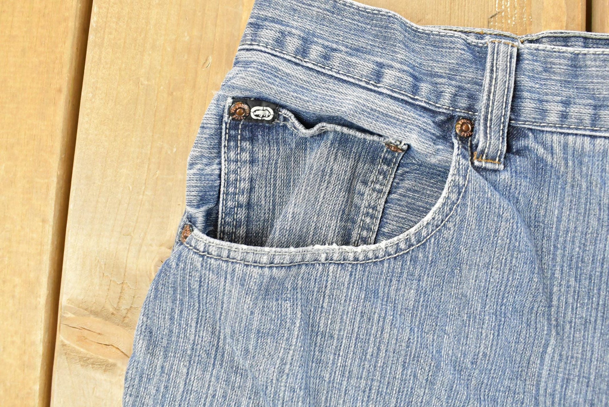 Vintage Y2K Ecko Unltd Denim Jeans Baggy Men's 38 x 32 from propervintagecanada