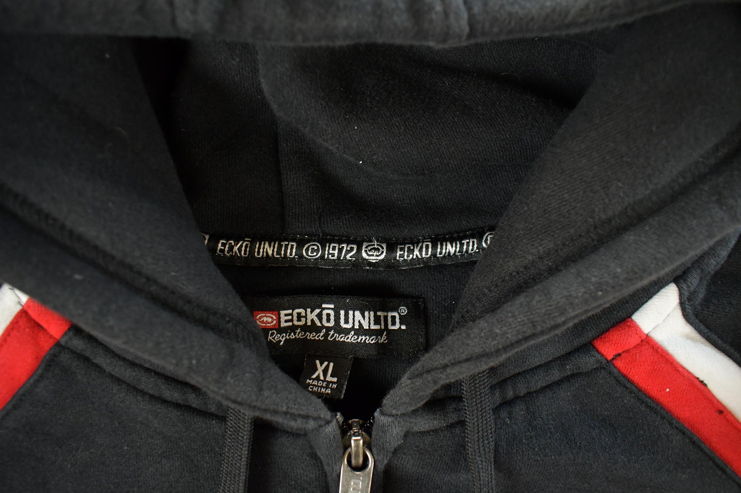 Vintage Y2K Ecko Unltd Full Zip Hoodie Sweater Men's XL Men's Large from propervintagecanada
