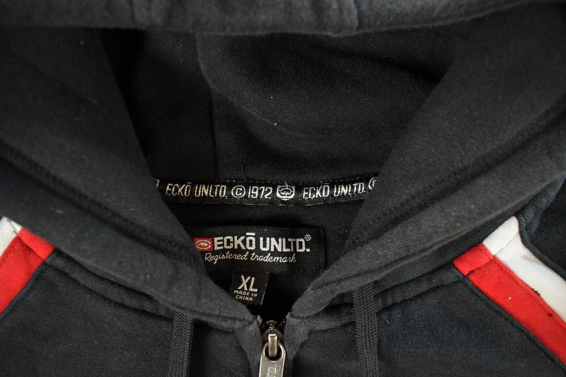 Vintage Y2K Ecko Unltd Full Zip Hoodie Sweater Men's XL Men's Large from propervintagecanada