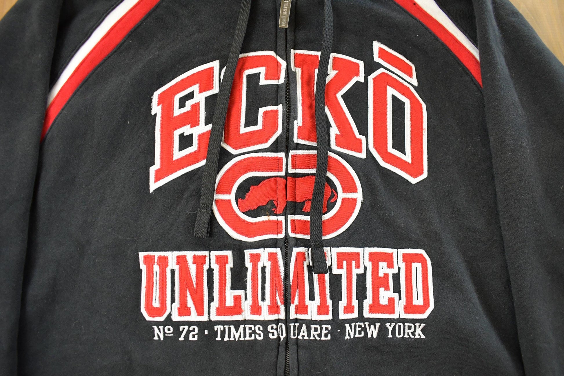 Vintage Y2K Ecko Unltd Full Zip Hoodie Sweater Men's XL Men's Large from propervintagecanada