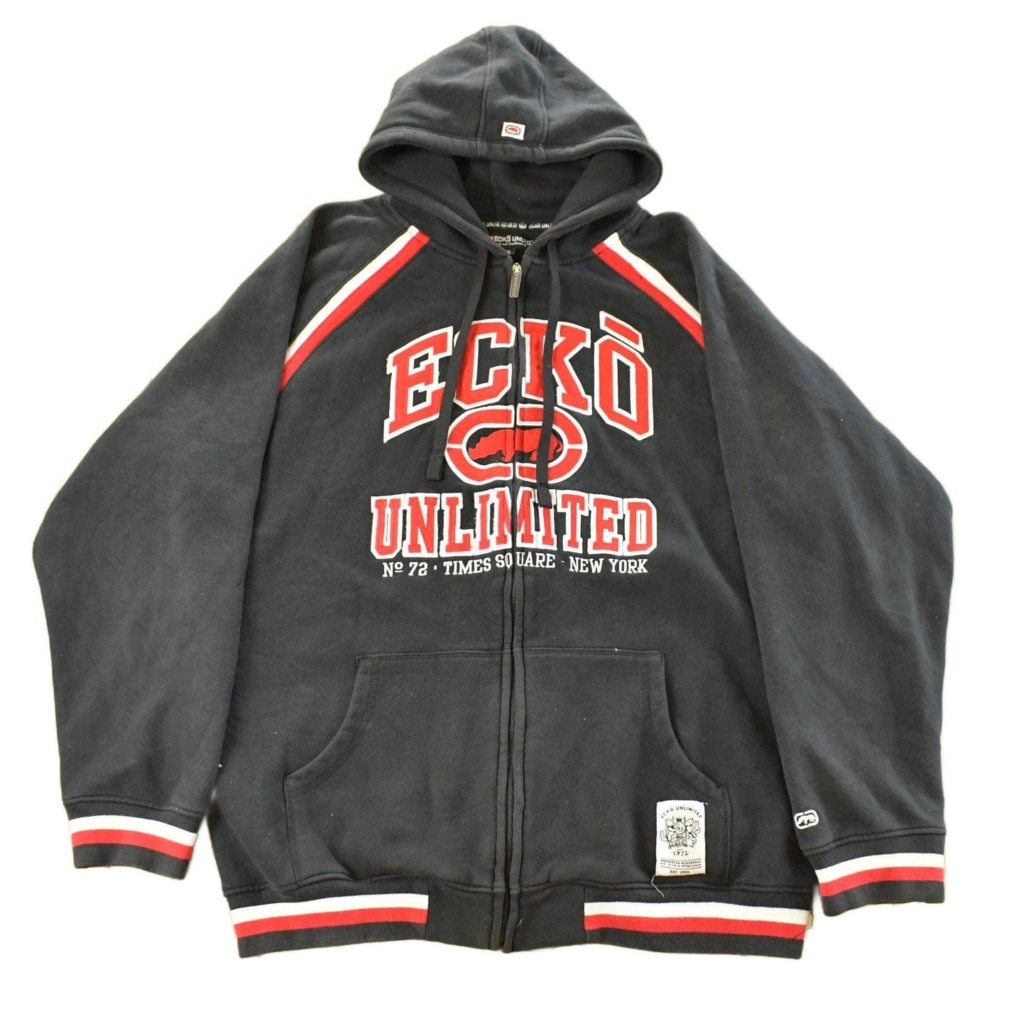Vintage Y2K Ecko Unltd Full Zip Hoodie Sweater Men's XL Men's Large from propervintagecanada