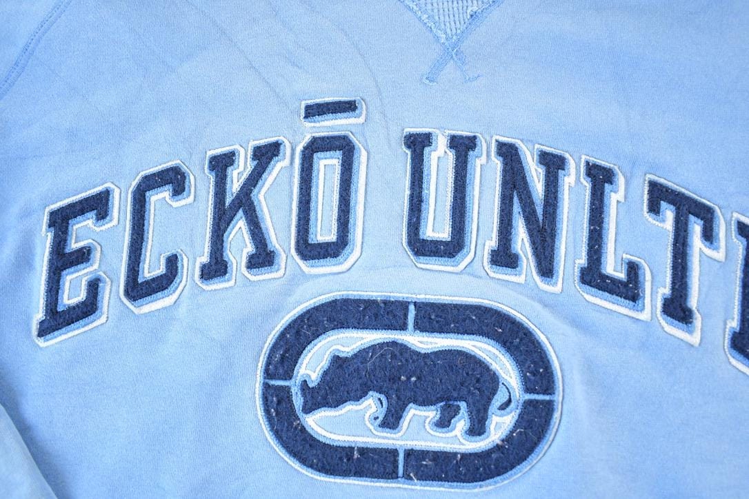 Vintage Y2K Ecko UNLTD Hoodie Sweatshirt Mens XL from propervintagecanada