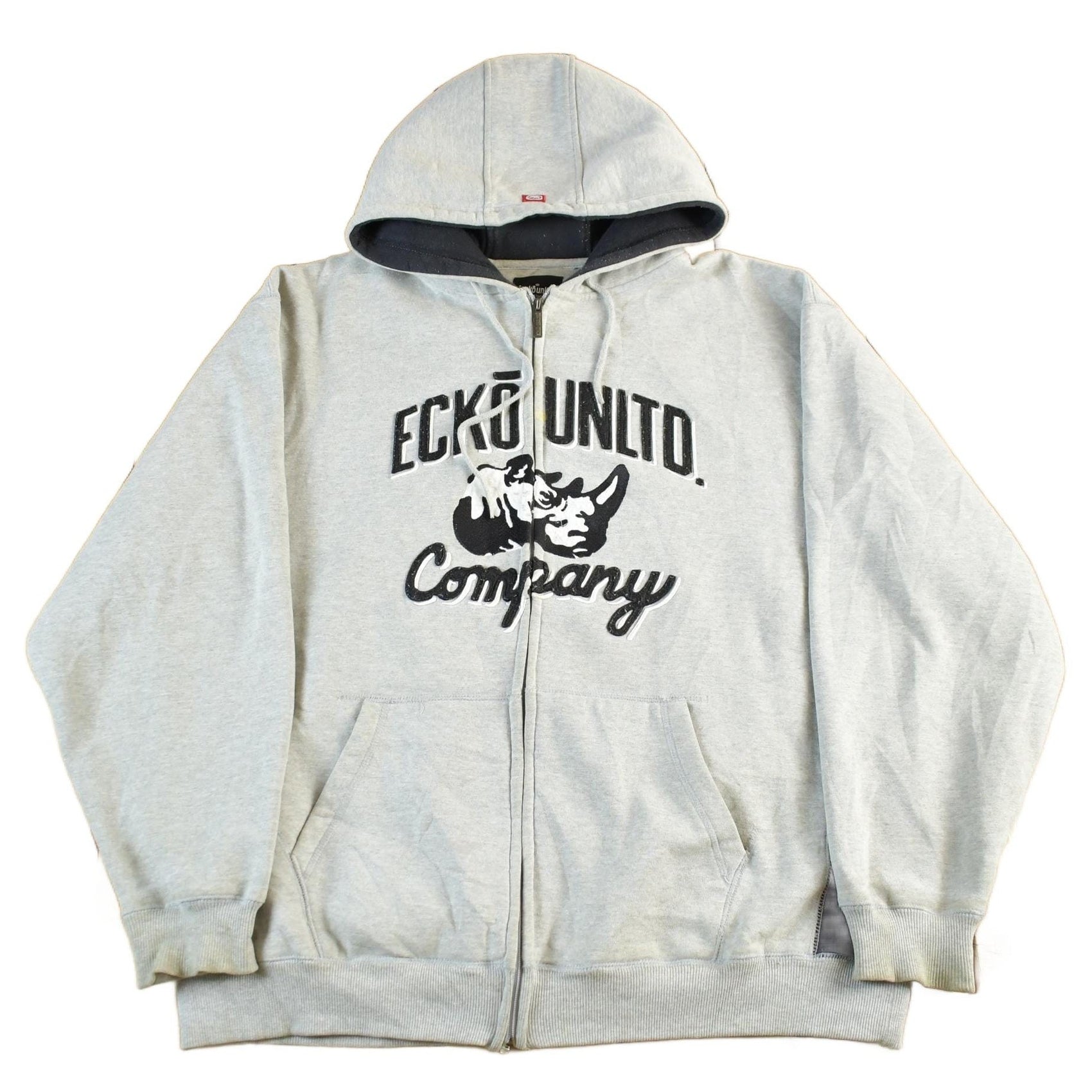 Vintage Y2K Ecko Unltd Zip Up Hoodie Men's XL from propervintagecanada