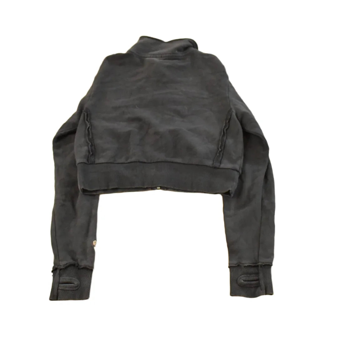 Vintage Y2K Element Embroidered Full Zip Sweatshirt Women's S Cropped from propervintagecanada