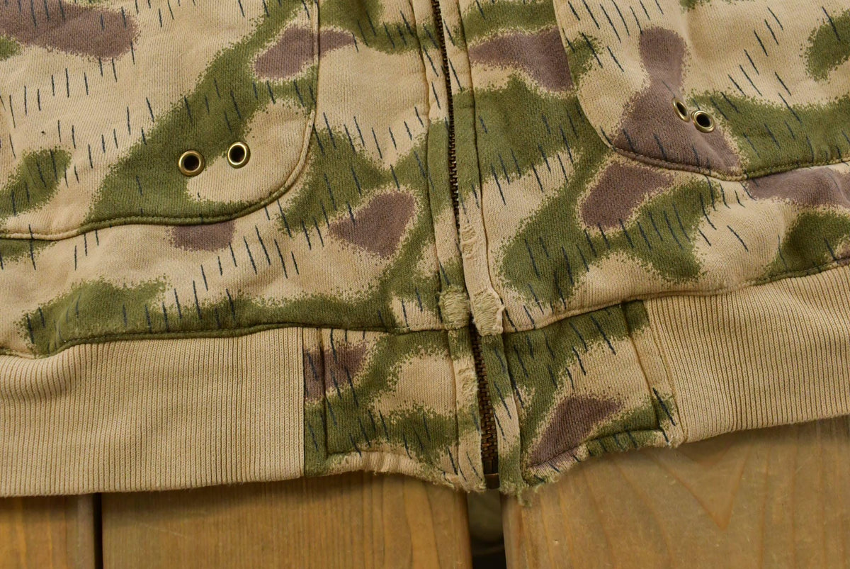 Vintage Y2K Enyce Full Zip Lined Camo Hoodie Men's XXXL from propervintagecanada