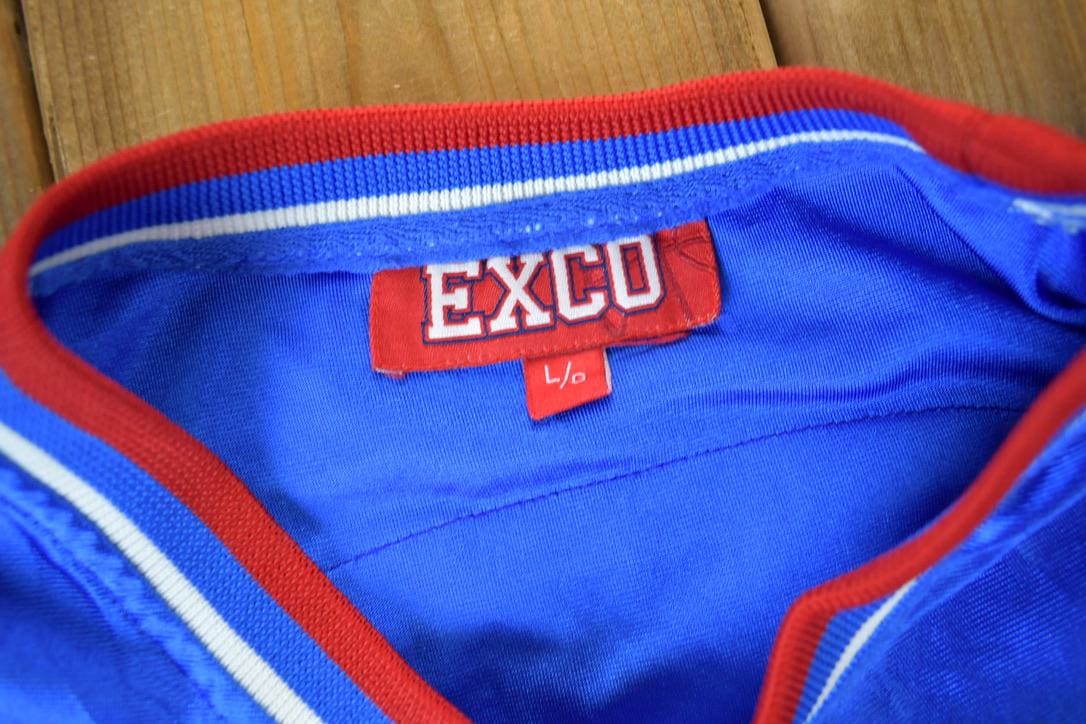 Vintage Y2K Exco Detroit Basketball Jersey Men's Large from propervintagecanada
