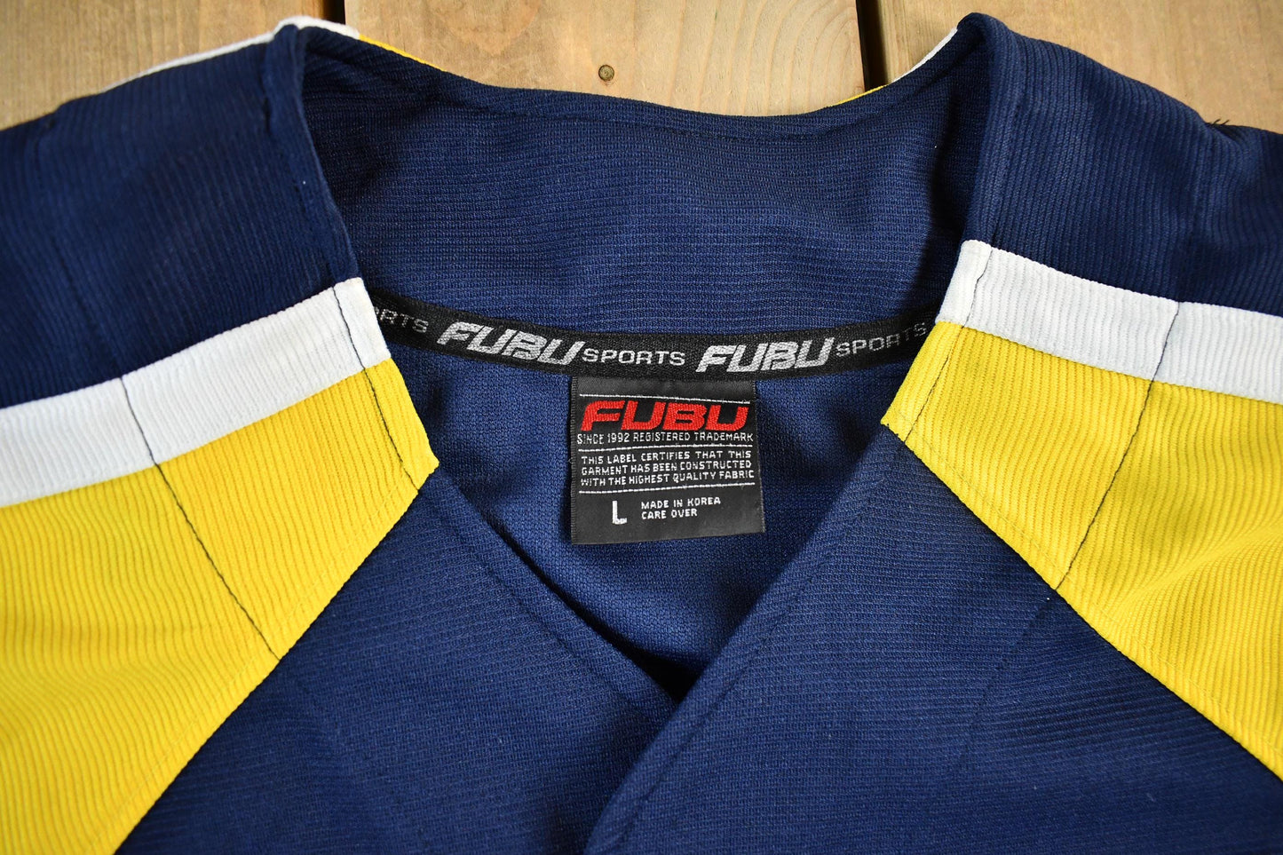 Vintage Y2K FUBU Baseball Jersey Men's XL from propervintagecanada
