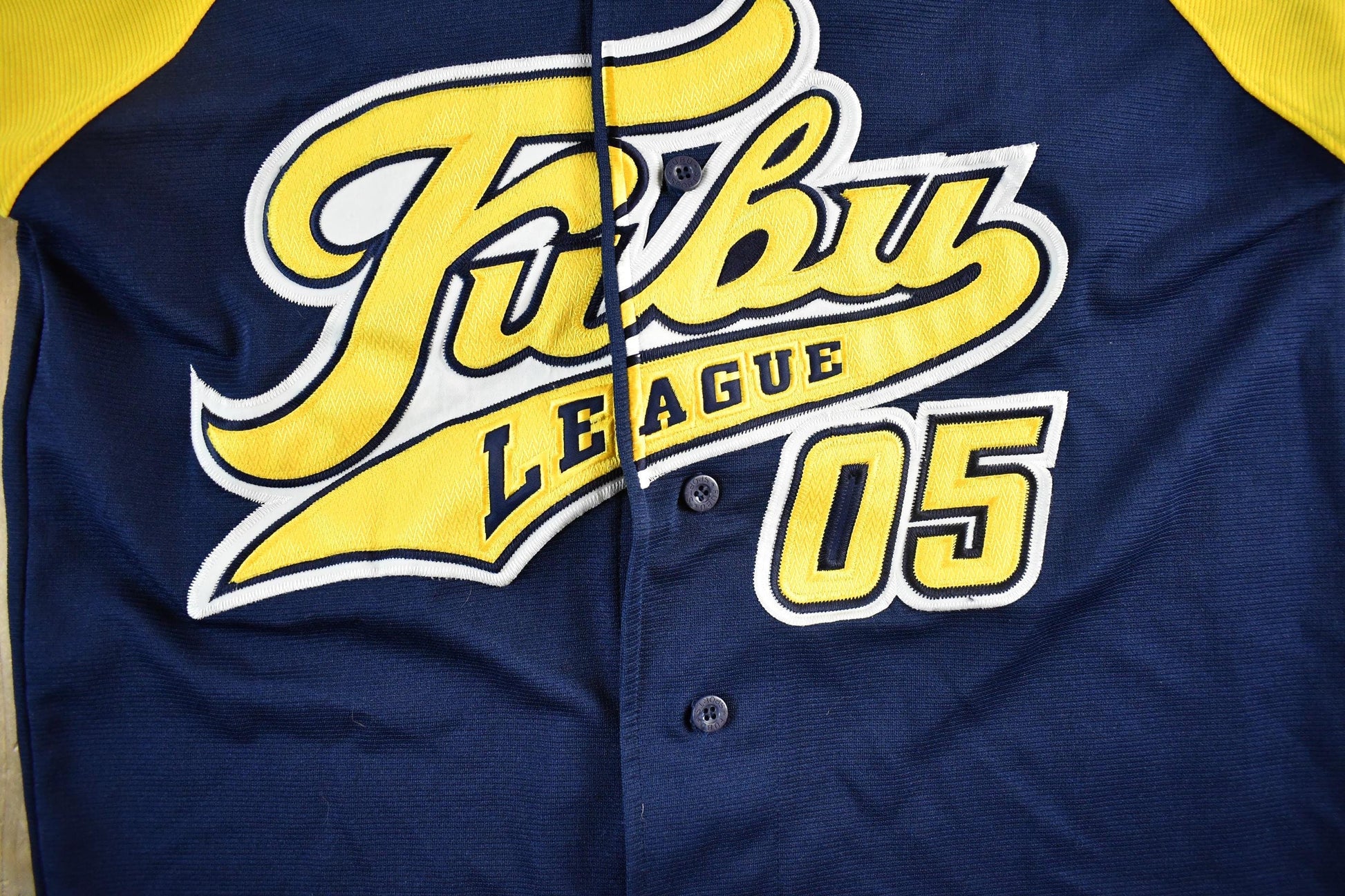 Vintage Y2K FUBU Baseball Jersey Men's XL from propervintagecanada